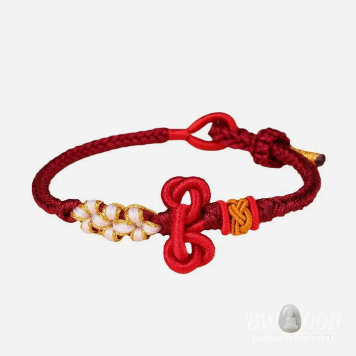 Buddha Stones Handmade Wenchang Knot Luck Strength Braided Rope Bracelet - BWOOOH - Bracelet