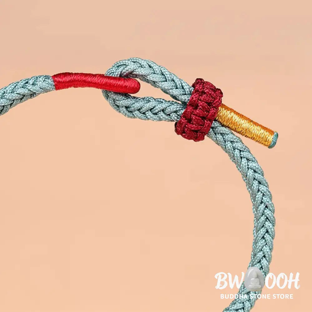 Buddha Stones Handmade Wenchang Knot Luck Strength Braided Rope Bracelet - BWOOOH - Bracelet