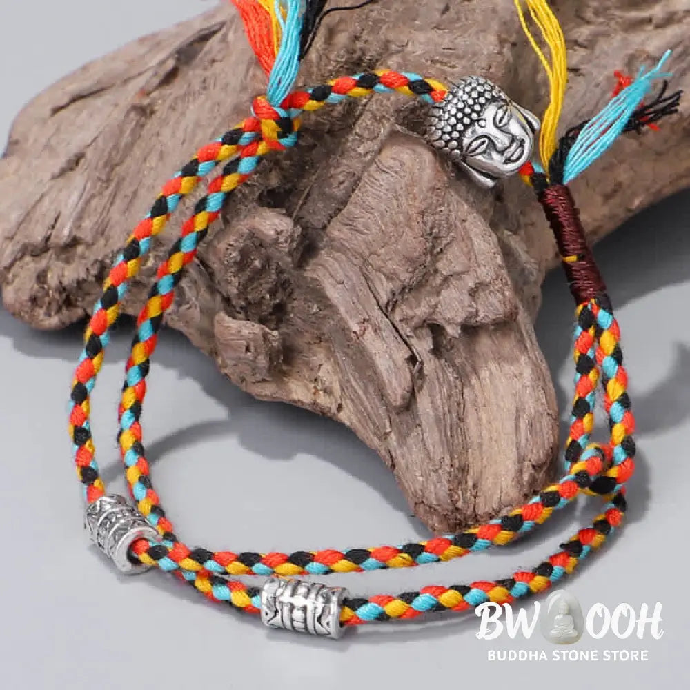 Buddha Stones Head Serenity String Bracelet - Bracelet