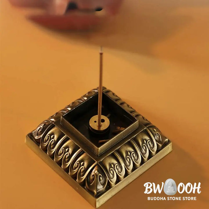 BWOOOH Heart Sutra Alloy Incense Holder Healing Home Decoration Incense Burner - Decorations Incense Burner