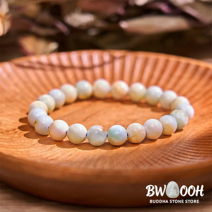 Buddha Stones Hemimorphite Calm Energy Bracelet - BWOOOH - Hemimorphite(Wrist Circumference: 14-16cm) - Bracelet
