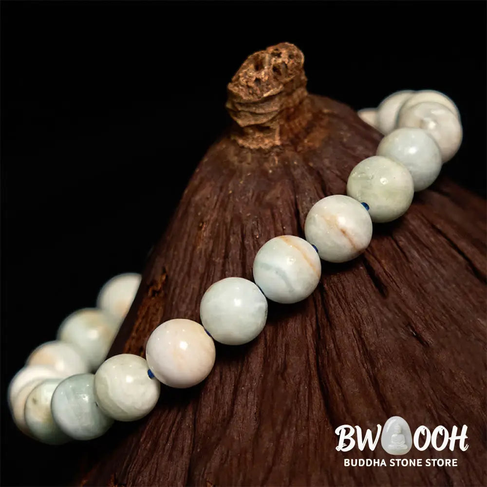Buddha Stones Hemimorphite Calm Energy Bracelet - BWOOOH - Hemimorphite(Wrist Circumference: 14-16cm) - Bracelet