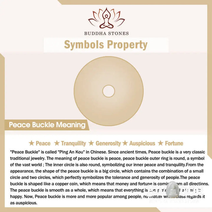 Buddha Stones Hetian Jade 999 Sterling Silver Peace Buckle Peach Blossom Necklace Pendant - BWOOOH - Necklaces &amp;