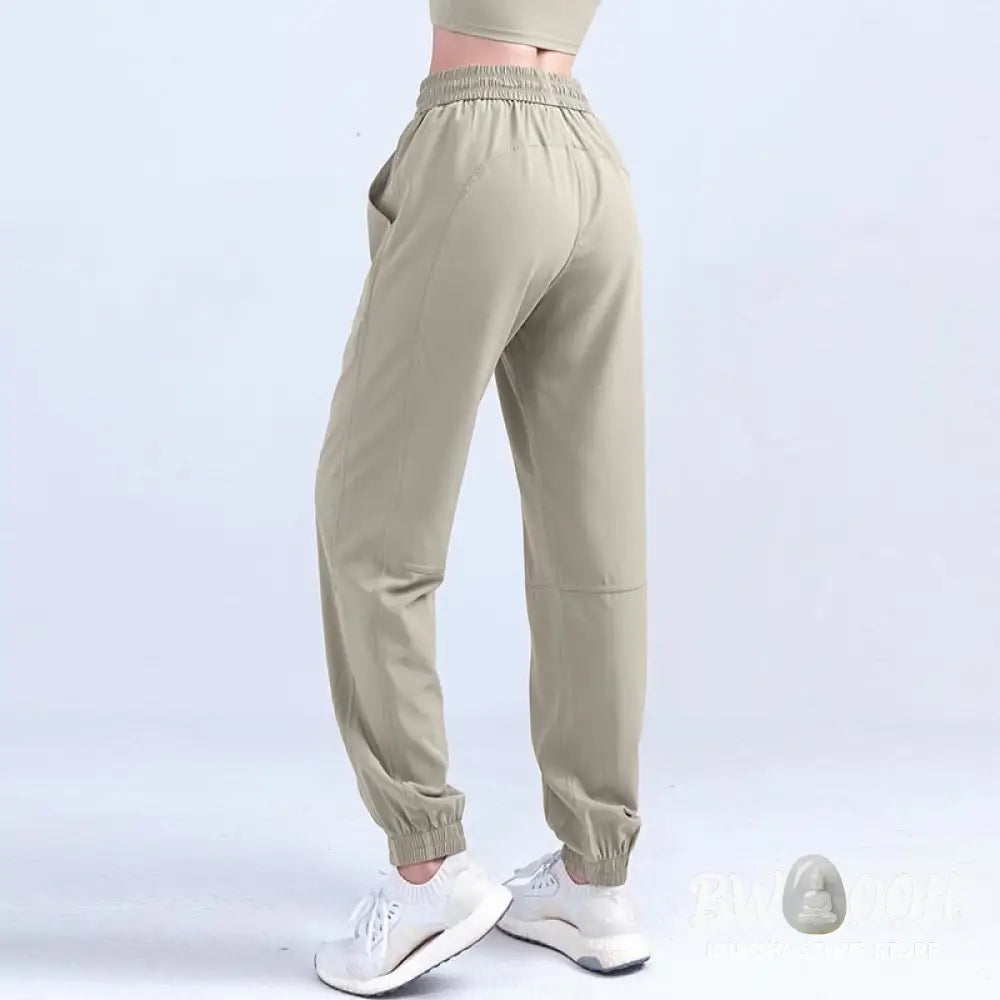 BWOOOH printed yoga pants - High Waist Fitness Yoga Sports Jogger Tr