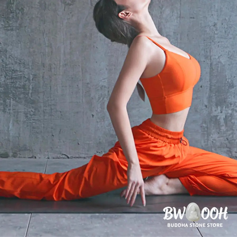 BWOOOH printed yoga pants - High Waist Fitness Yoga Sports Jogger Tr
