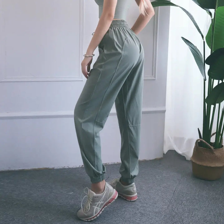 BWOOOH printed yoga pants - High Waist Fitness Yoga Sports Jogger Tr