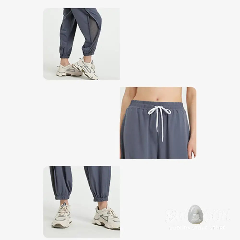 BWOOOH printed yoga pants - High Waist Loose Fitness Yoga Sports Tra