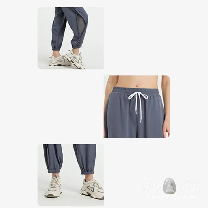 BWOOOH printed yoga pants - High Waist Loose Fitness Yoga Sports Tra