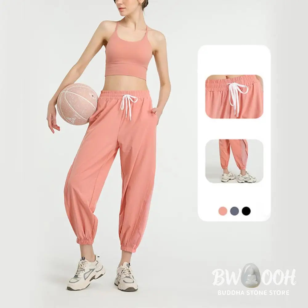 BWOOOH printed yoga pants - High Waist Loose Fitness Yoga Sports Tra