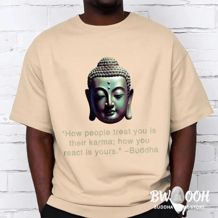 Buddha Stones How People Treat You Is Their Karma Buddha Tee T-shirt - T-Shirts