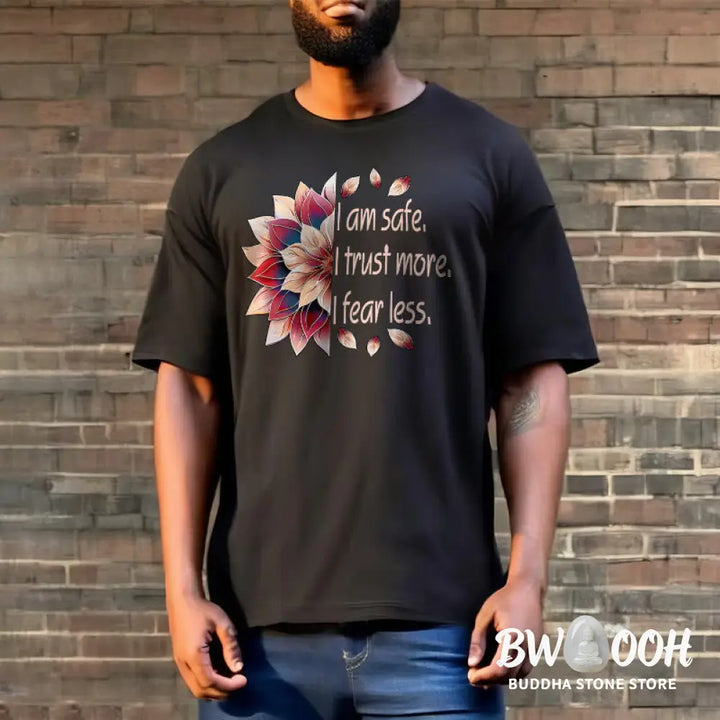 Buddha Stones I Am Safe Tee T-shirt - T-Shirts