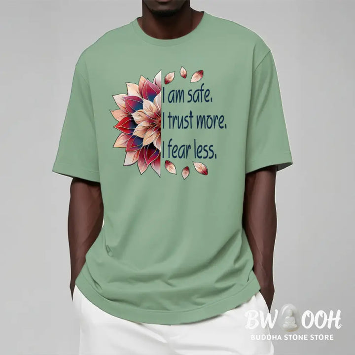 Buddha Stones I Am Safe Tee T-shirt - T-Shirts