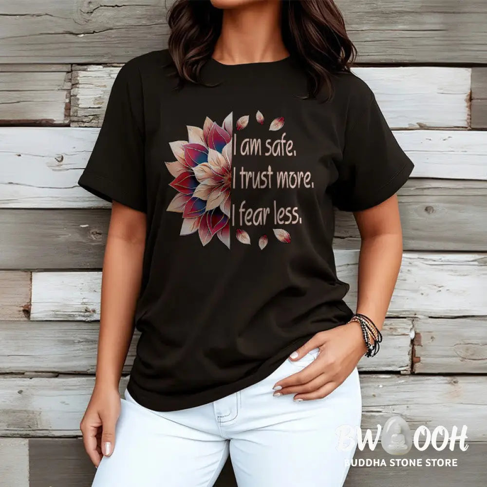 Buddha Stones I Am Safe Tee T-shirt - T-Shirts