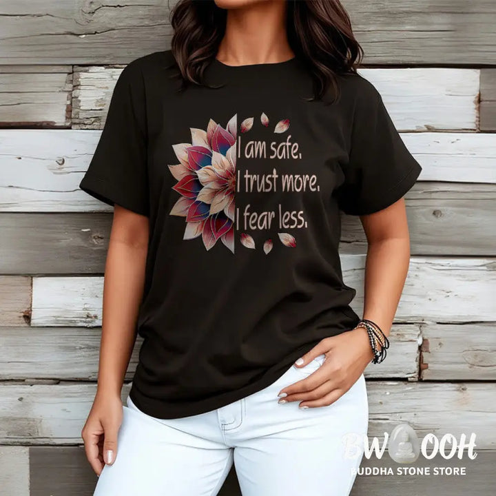 Buddha Stones I Am Safe Tee T-shirt - T-Shirts