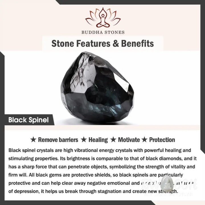 Buddha Stones Ice Obsidian Black Spinel Lying Cat Courage Double Layer Bracelet - BWOOOH - Ice Obsidian(Wrist
