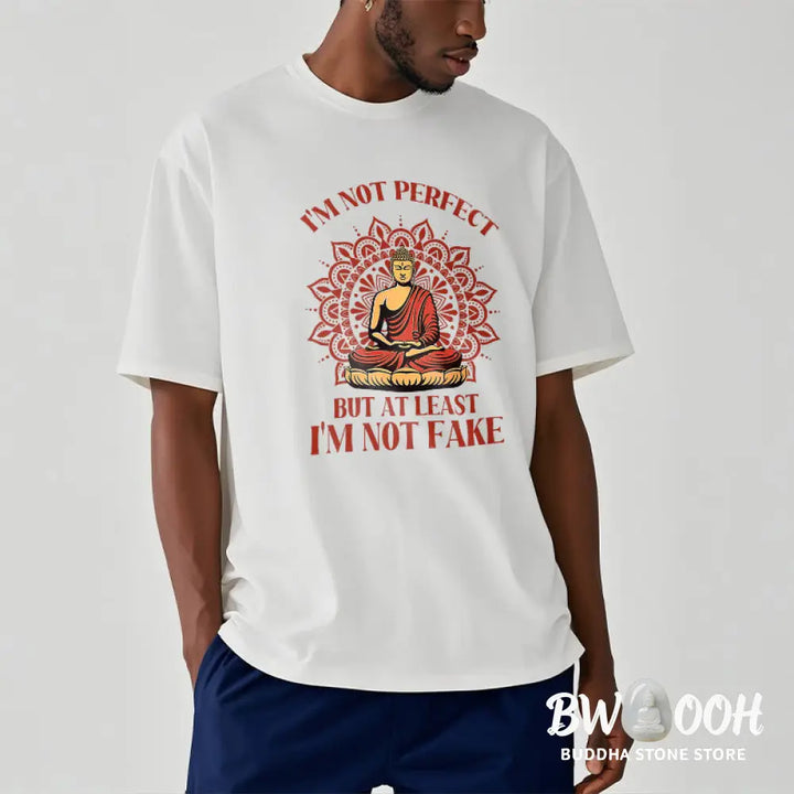 Buddha Stones I’m Not Perfect Tee T-shirt - T-Shirts