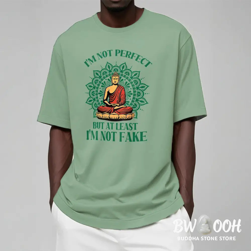 Buddha Stones I’m Not Perfect Tee T-shirt - T-Shirts