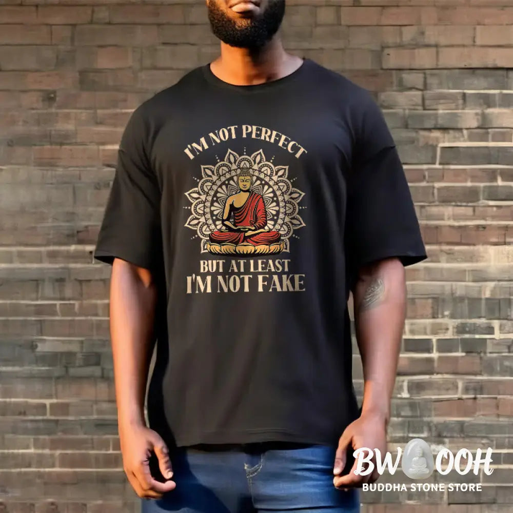 Buddha Stones I’m Not Perfect Tee T-shirt - T-Shirts