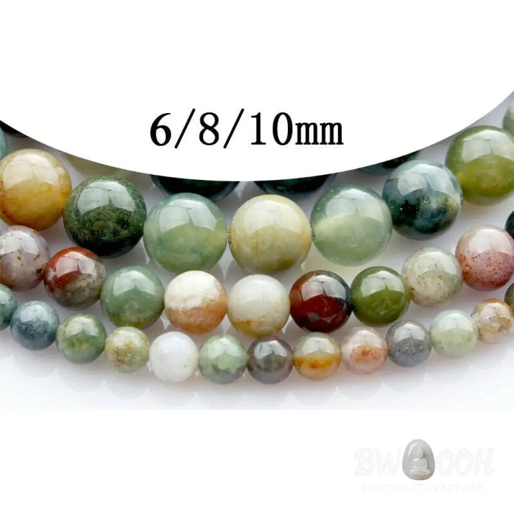 Buddha Stones India Agate Beads Luck Yoga Bracelet - BWOOOH - Bracelet