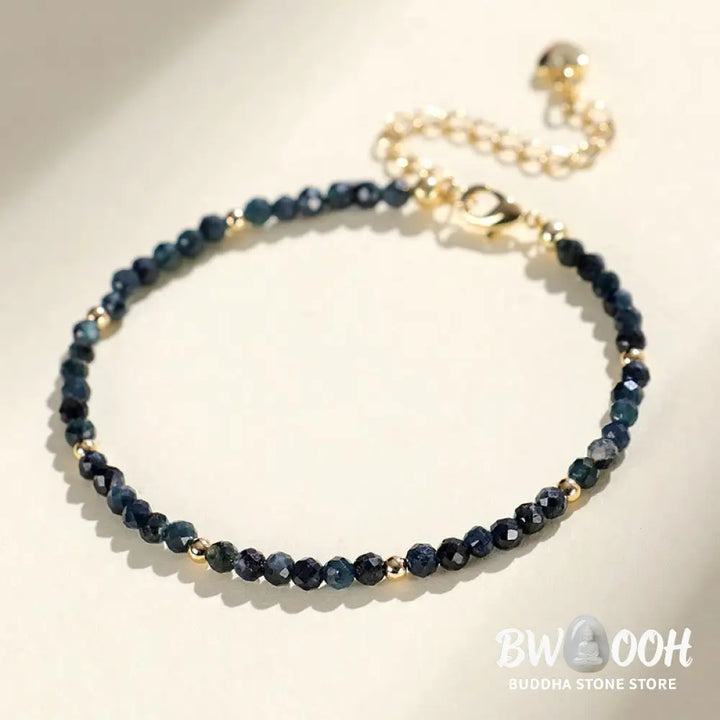 Buddha Stones Indicolite Tourmaline Copper Beads Wisdom Bracelet - BWOOOH - Bracelet