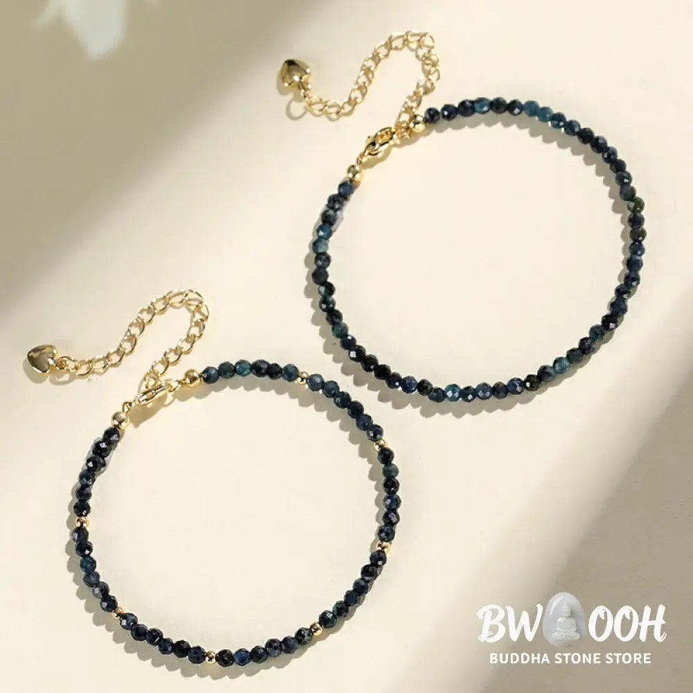 Buddha Stones Indicolite Tourmaline Copper Beads Wisdom Bracelet - BWOOOH - Bracelet