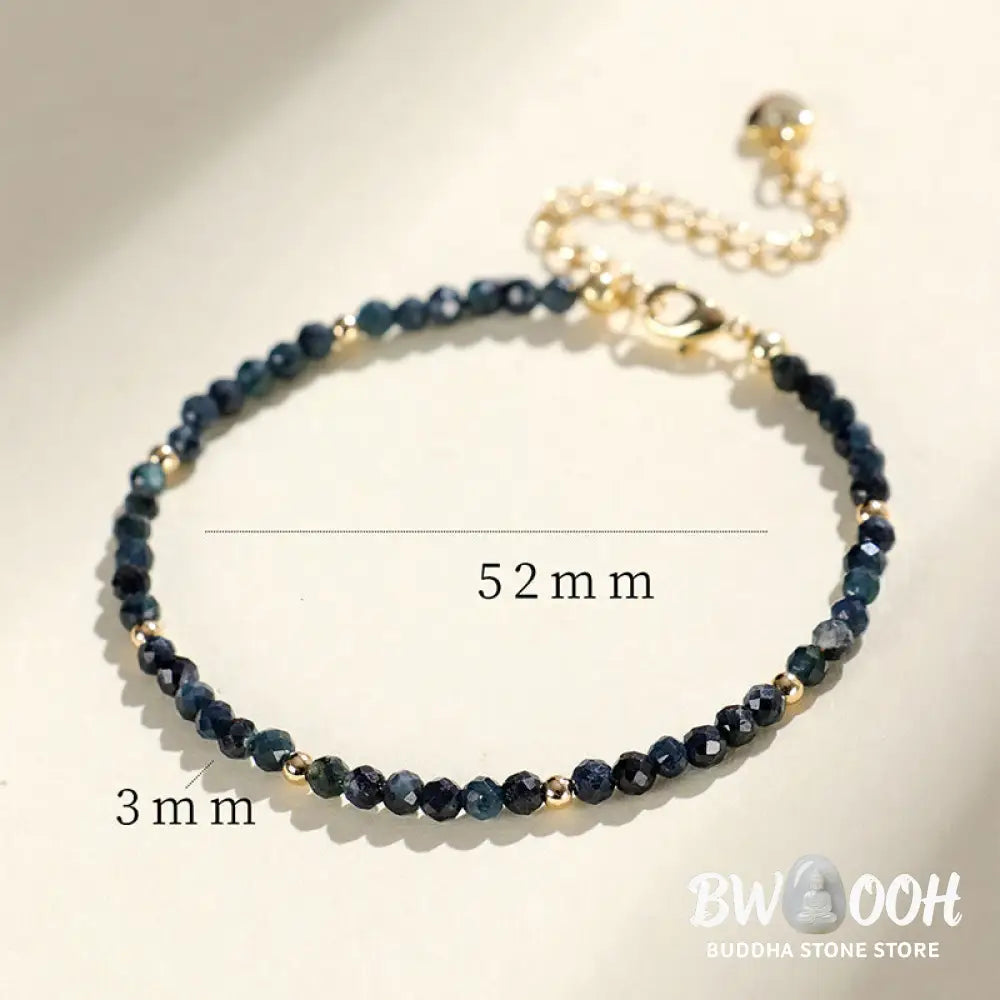 Buddha Stones Indicolite Tourmaline Copper Beads Wisdom Bracelet - BWOOOH - Bracelet