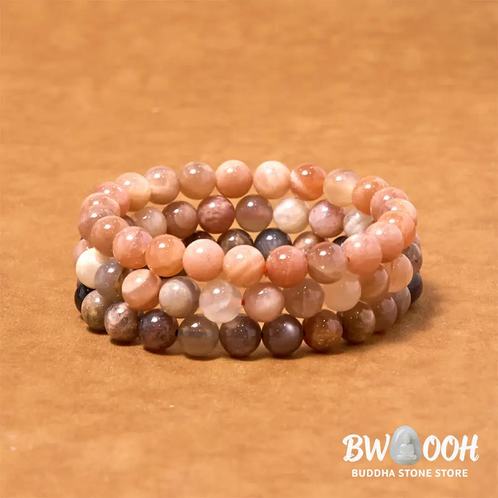 Buddha Stones Inspire Creativity Orange Red Series Passion Courage Bracelet - BWOOOH - Bracelet