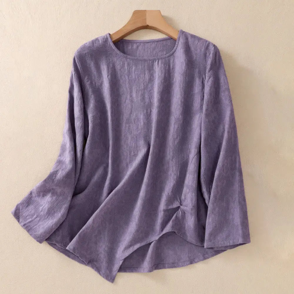 BWOOOH Jacquard Irregular Hem Pleated Design Women&