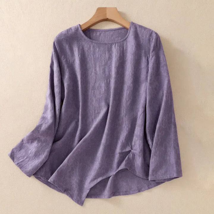 BWOOOH Jacquard Irregular Hem Pleated Design Women&