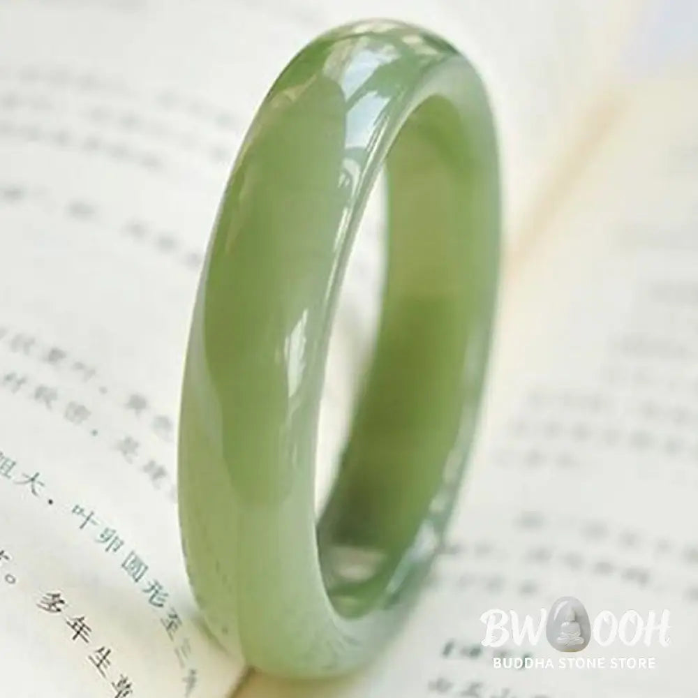 Buddha Stones Jade Abundance Blessing Bangle Bracelet - BWOOOH - Bracelet &amp; Bangle