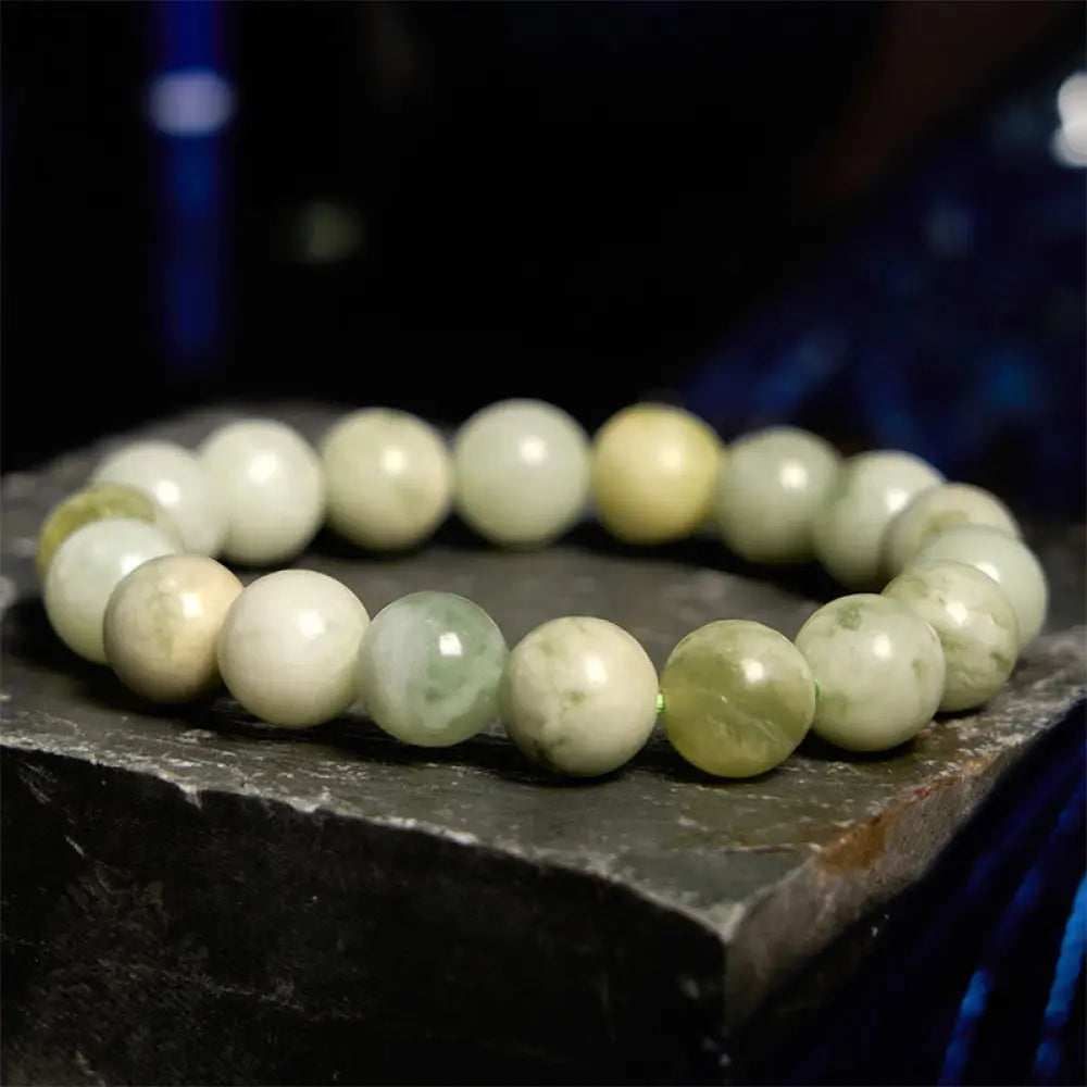 Buddha Stones Jade Abundance Bracelet - BWOOOH - Jade(Wrist Circumference: 14-16cm) / 10mm - Bracelet