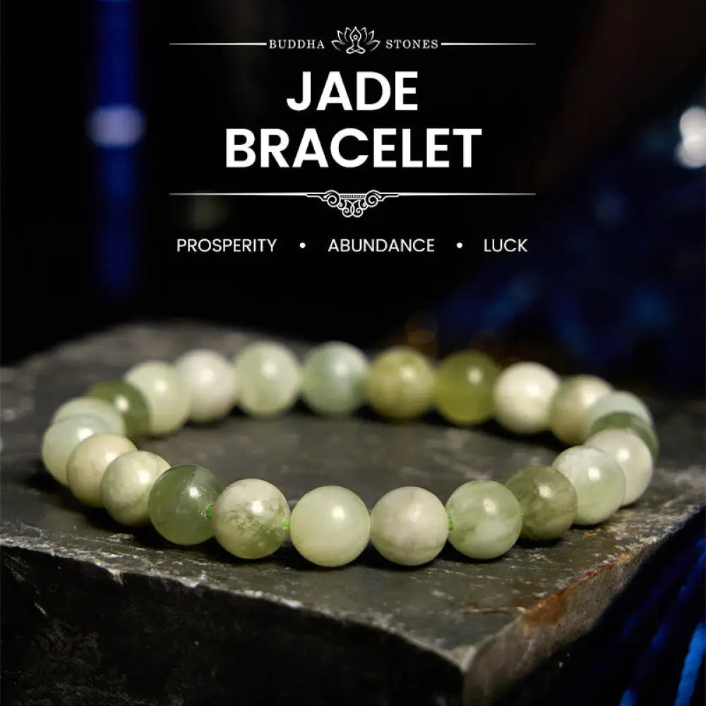 BWOOOH Jade Abundance Bracelet - BWOOOH - Jade(Wrist Circumference: 14-16cm) / 8mm - Bracelet