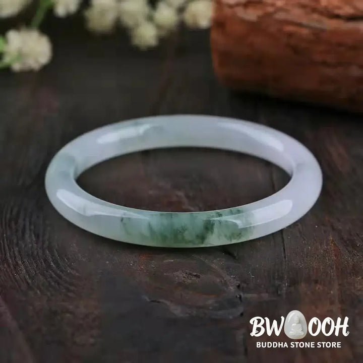 BWOOOH Jade Abundance Luck Blessing Bracelet Bangle | natural stone spiritual bracelet for healing and mindful living