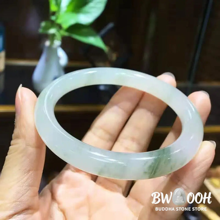 BWOOOH Jade Abundance Luck Blessing Bracelet Bangle | natural stone spiritual bracelet for healing and mindful living