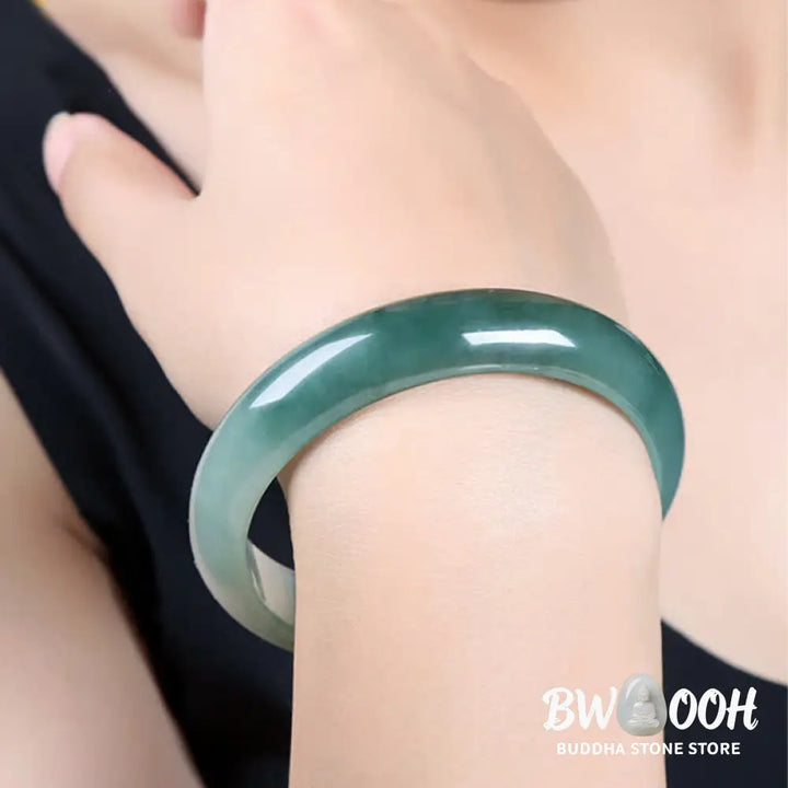 BWOOOH Jade Abundance Luck Healing Bangle Bracelet - Bracelet Cuff Bangle