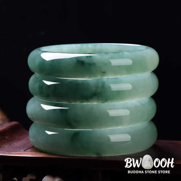 BWOOOH Jade Abundance Luck Healing Bangle Bracelet - Bracelet Cuff Bangle