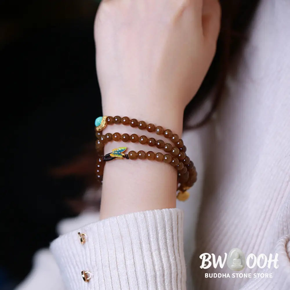 Buddha Stones Jade Butterfly Gourd Prosperity Luck Bracelet Necklace - BWOOOH - Jade (Prosperity ♥ Abundance) - Bracelet