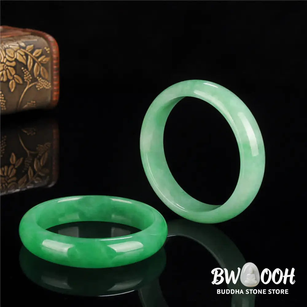 Buddha Stones Jade Healing Abundance Protection Bracelet Bangle - BWOOOH - Bracelet &amp; Bangle