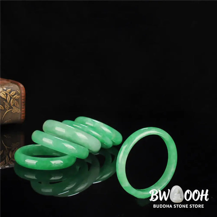 Buddha Stones Jade Healing Abundance Protection Bracelet Bangle - BWOOOH - Bracelet &amp; Bangle