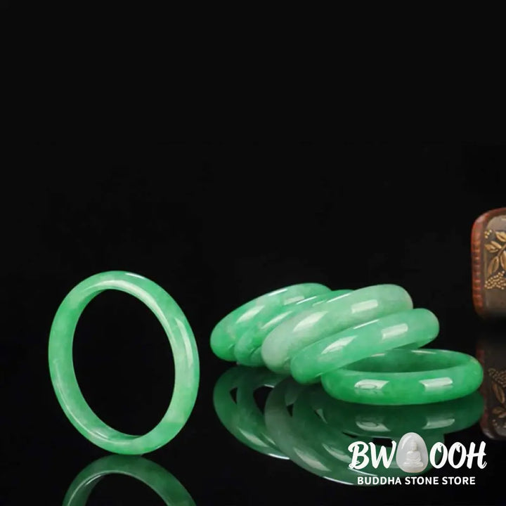 Buddha Stones Jade Healing Abundance Protection Bracelet Bangle - BWOOOH - Bracelet &amp; Bangle