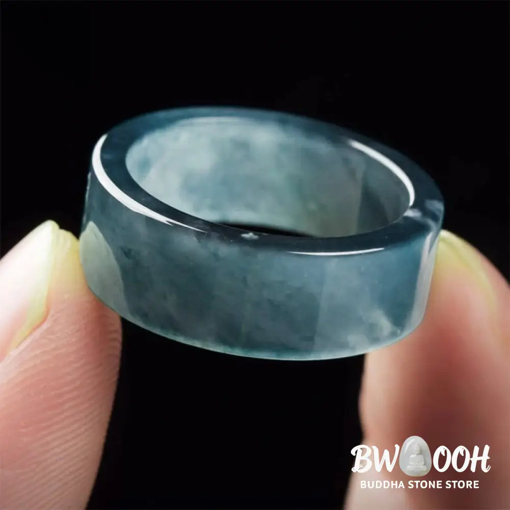 Buddha Stones Jade Luck Abundance Prosperity Ring - Ring