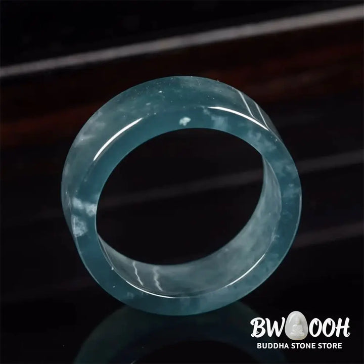 Buddha Stones Jade Luck Abundance Prosperity Ring - Ring