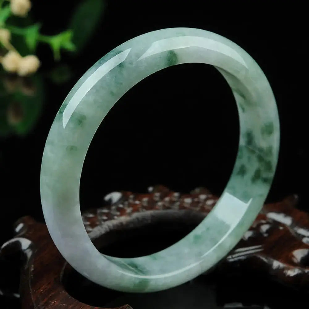 BWOOOH Jade Luck Blessing Prosperity Bracelet Bangle - BWOOOH - 54-55mm - Bracelet & Bangle