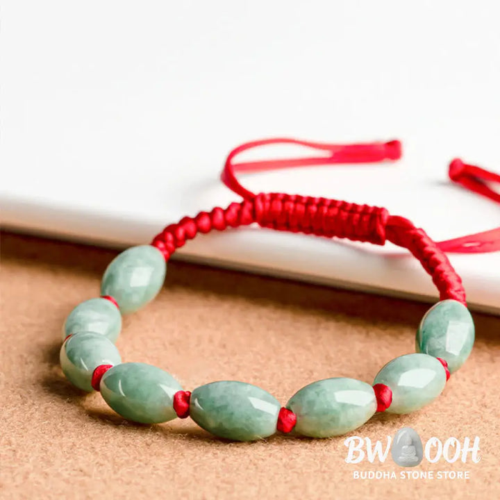 Buddha Stones Jade Luck Red String Bracelet - BWOOOH - Bracelet