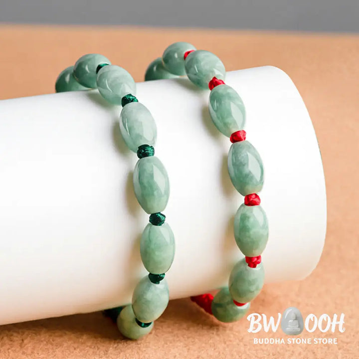 Buddha Stones Jade Luck Red String Bracelet - BWOOOH - Bracelet