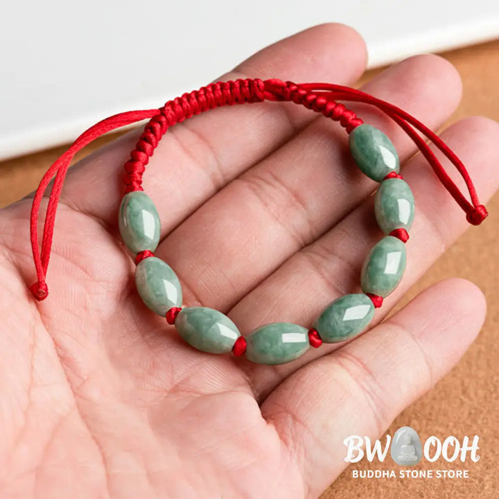 Buddha Stones Jade Luck Red String Bracelet - BWOOOH - Bracelet