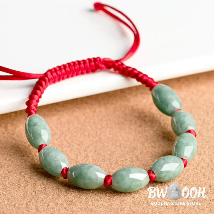Buddha Stones Jade Luck Red String Bracelet - BWOOOH - Bracelet