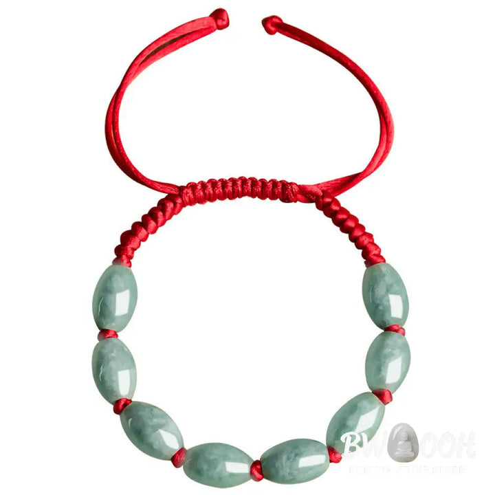 Buddha Stones Jade Luck Red String Bracelet - BWOOOH - Bracelet
