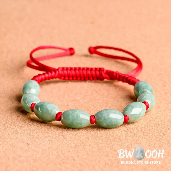 Buddha Stones Jade Luck Red String Bracelet - BWOOOH - Bracelet