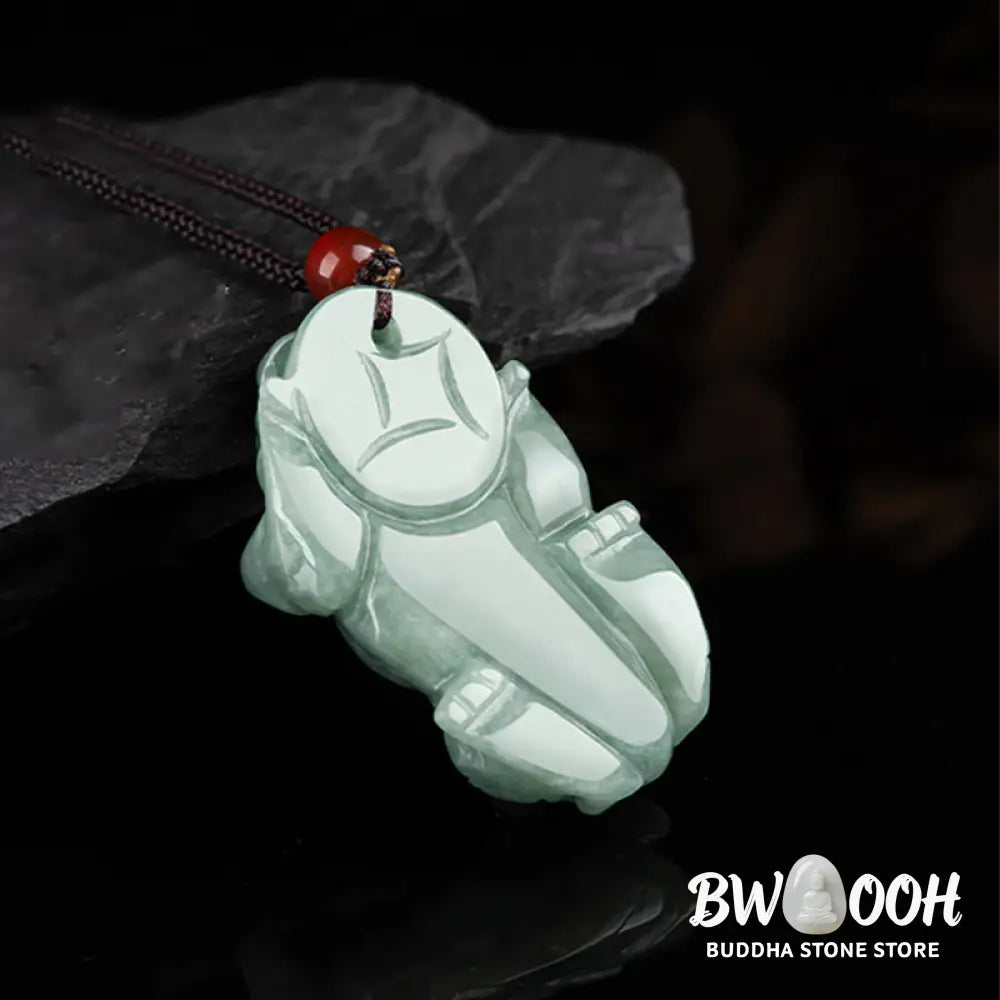 Buddha Stones Jade PiXiu Wealth Luck String Necklace Pendant - BWOOOH - PiXiu (Wealth ♥ Luck) - Necklaces &amp; Pendants